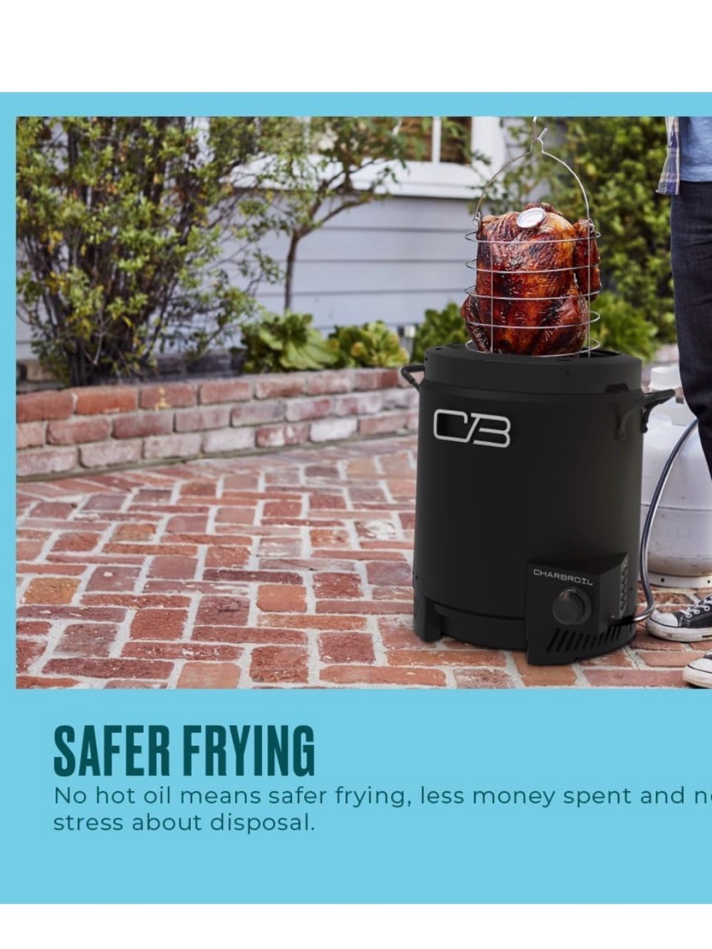 Char-Broil The Big Easy Oil-Less Turkey Fryer | Outdoor Air Fryer